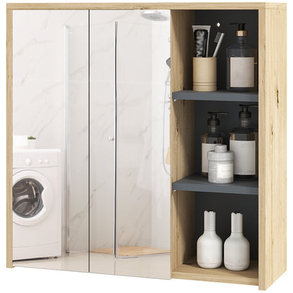 Wall mount medicine cabinet with mirror