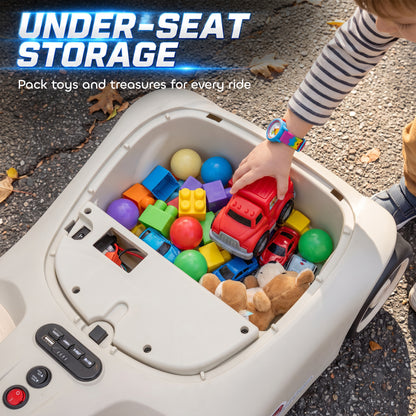 Electric wiggle car for kids with two speeds