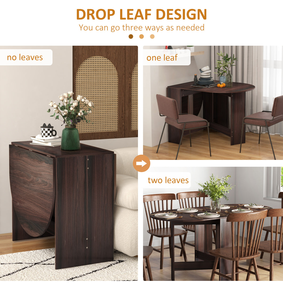 Oval Folding Dining Table