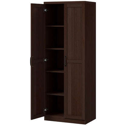 Kitchen Storage Cabinet 5-Tier Adjustable Shelves
