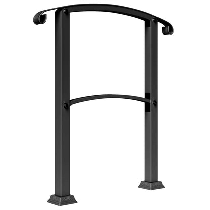 Rampa de escalera ajustable de 1 a 3 peldaños de acero