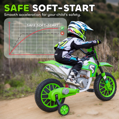 Electric motorcycle kids 12V removable wheels