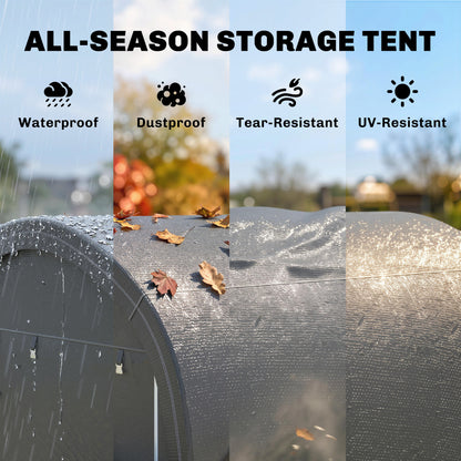 Portable Outdoor Storage Shed 10 ft x 10 ft