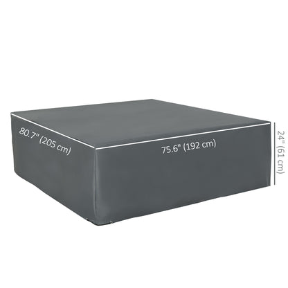 Funda impermeable para muebles de patio 207 cm