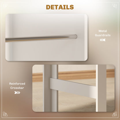 Bar table counter height 3 storage shelves