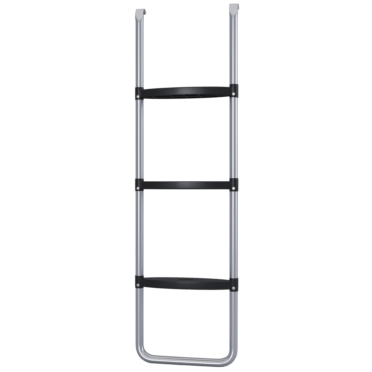 Adjustable Trampoline Ladder 2/3 Steps — Galvanized Steel