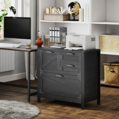 Lateral filing cabinet farmhouse style