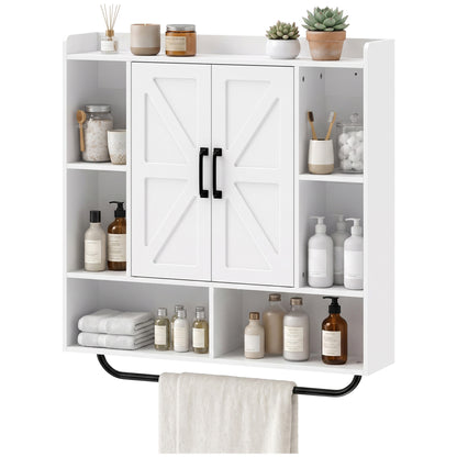 Armario de pared para baño con almacenamiento