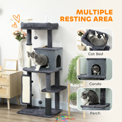 132 cm Multi-Level Cat Tree