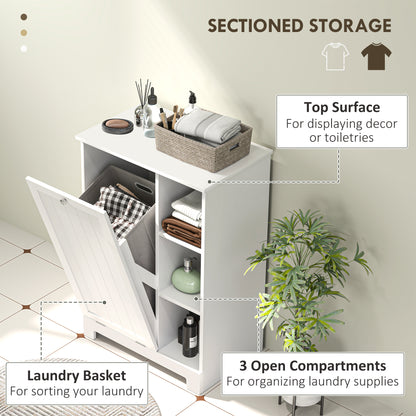 Tilt Out Laundry Cabinet with Removable Basket