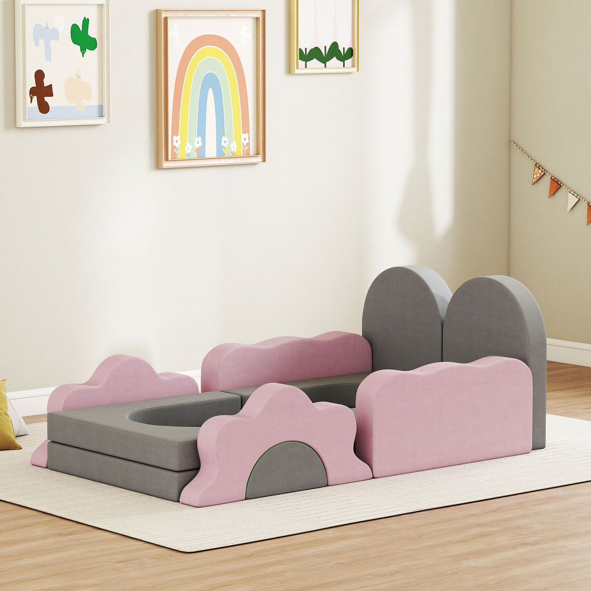 Climbing Blocks and Ball Pit — Set of 12