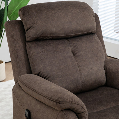 Manual Recliner Chair with Vibration Massage