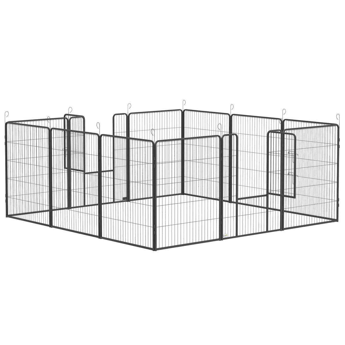 Dog Playpen 12 Panel with Gate 39 inches