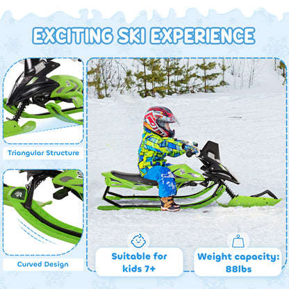 Trineo para niños con asiento acolchado
