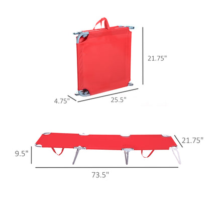 Folding Outdoor Lounge Chair with Adjustable Backrest