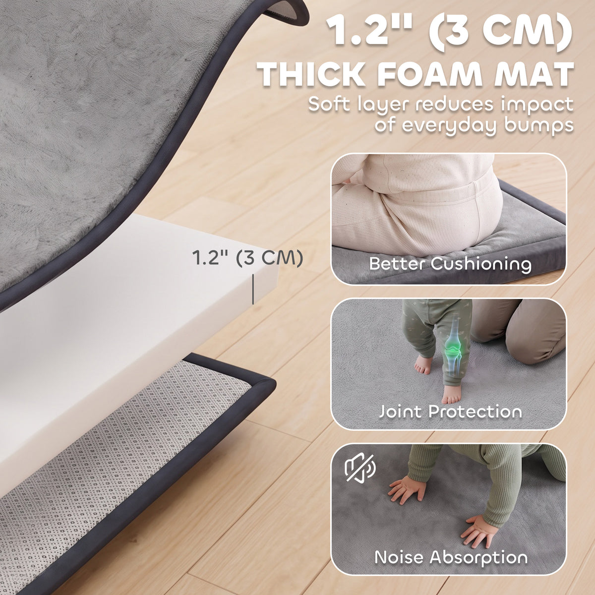 Baby Play Mat Thick Non-Slip