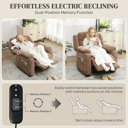 Power Massage Recliner Chair 150° Brushless Motor