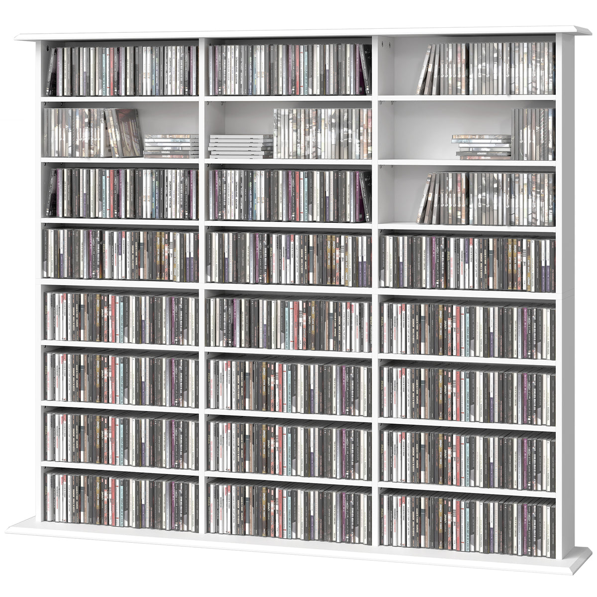 Mueble de almacenamiento multimedia de 8 niveles — 1032 CD