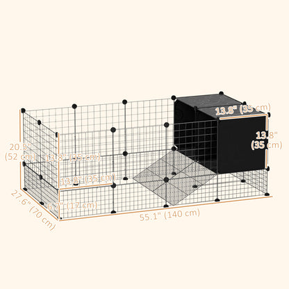 Small Animal Playpen with 31 Modular Panels