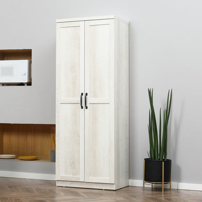 5-Tier Kitchen Pantry Cabinet with Doors
