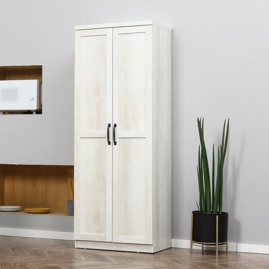Armario de cocina de 5 estantes con puertas