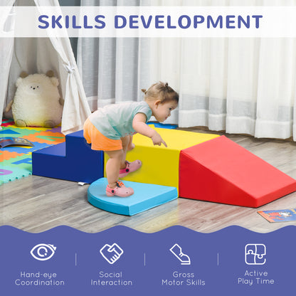 Toddler foam play climbing blocks set — Set of 4