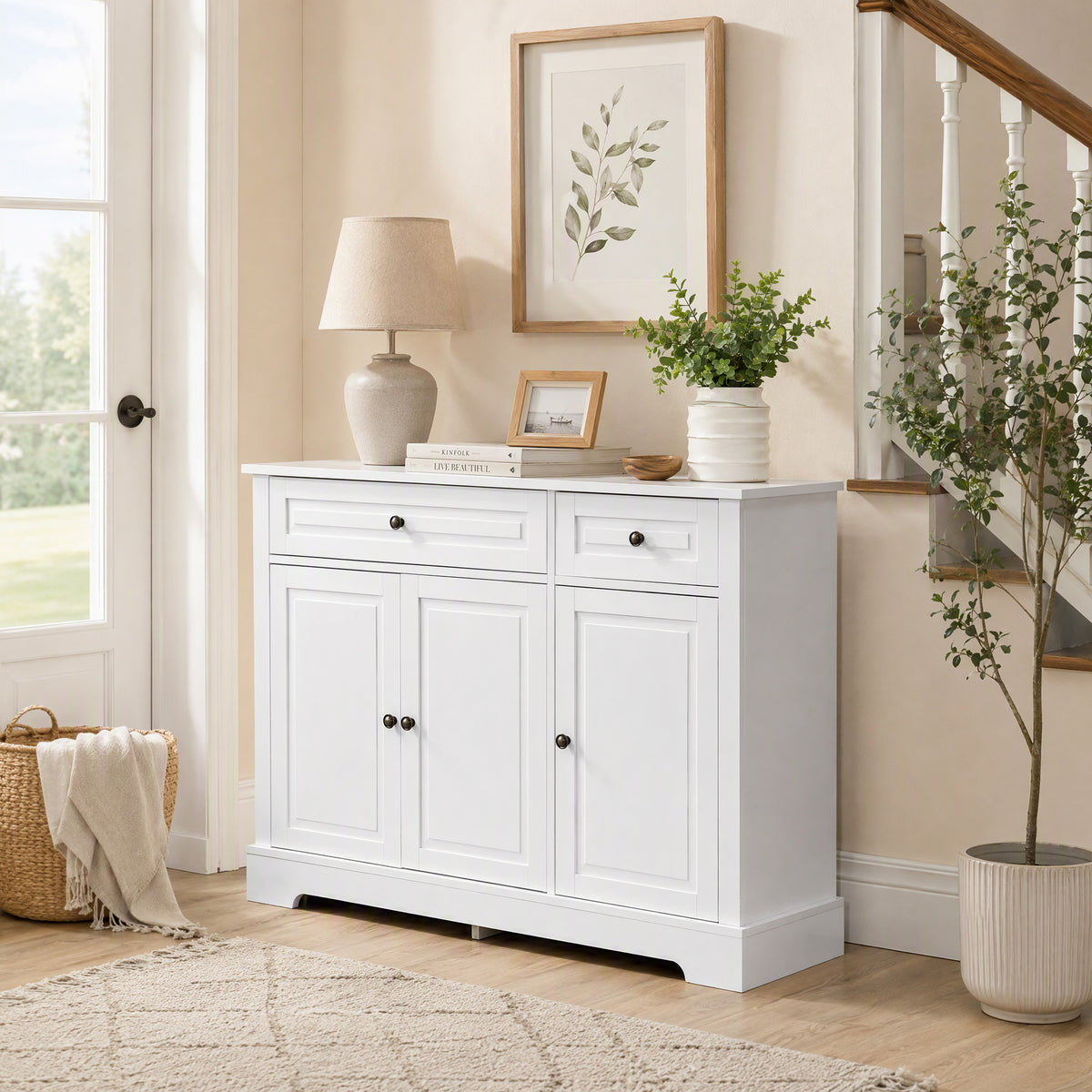 Modern Sideboard Buffet Cabinet with Drawers