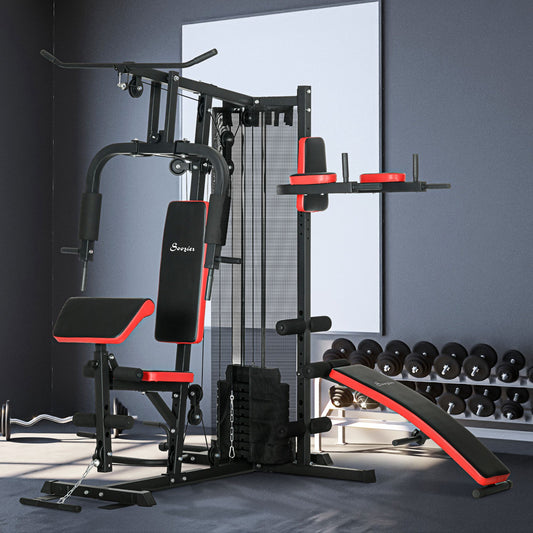 Multi-Function Home Gym Station with 65 kg Weight Stack
