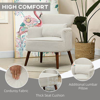 Modern Upholstered Accent Armchair