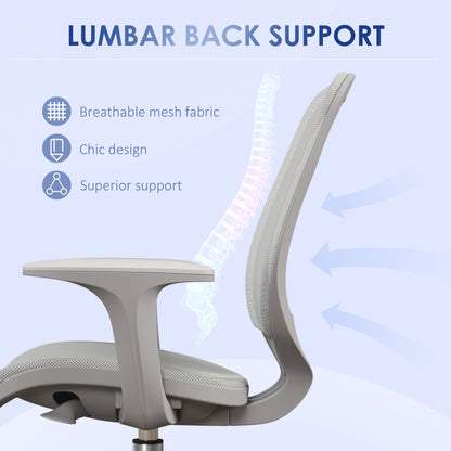 Ergonomic Task Chair with Mesh Back and Armrests