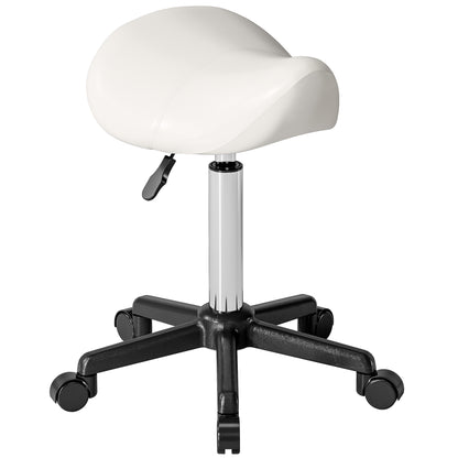 Ergonomic Saddle Stool Rolling Swivel with Wheels