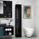 Armario alto de baño con estantes ajustables