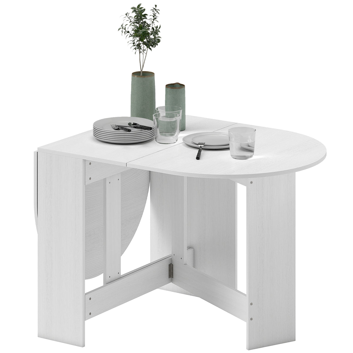 Oval Folding Dining Table