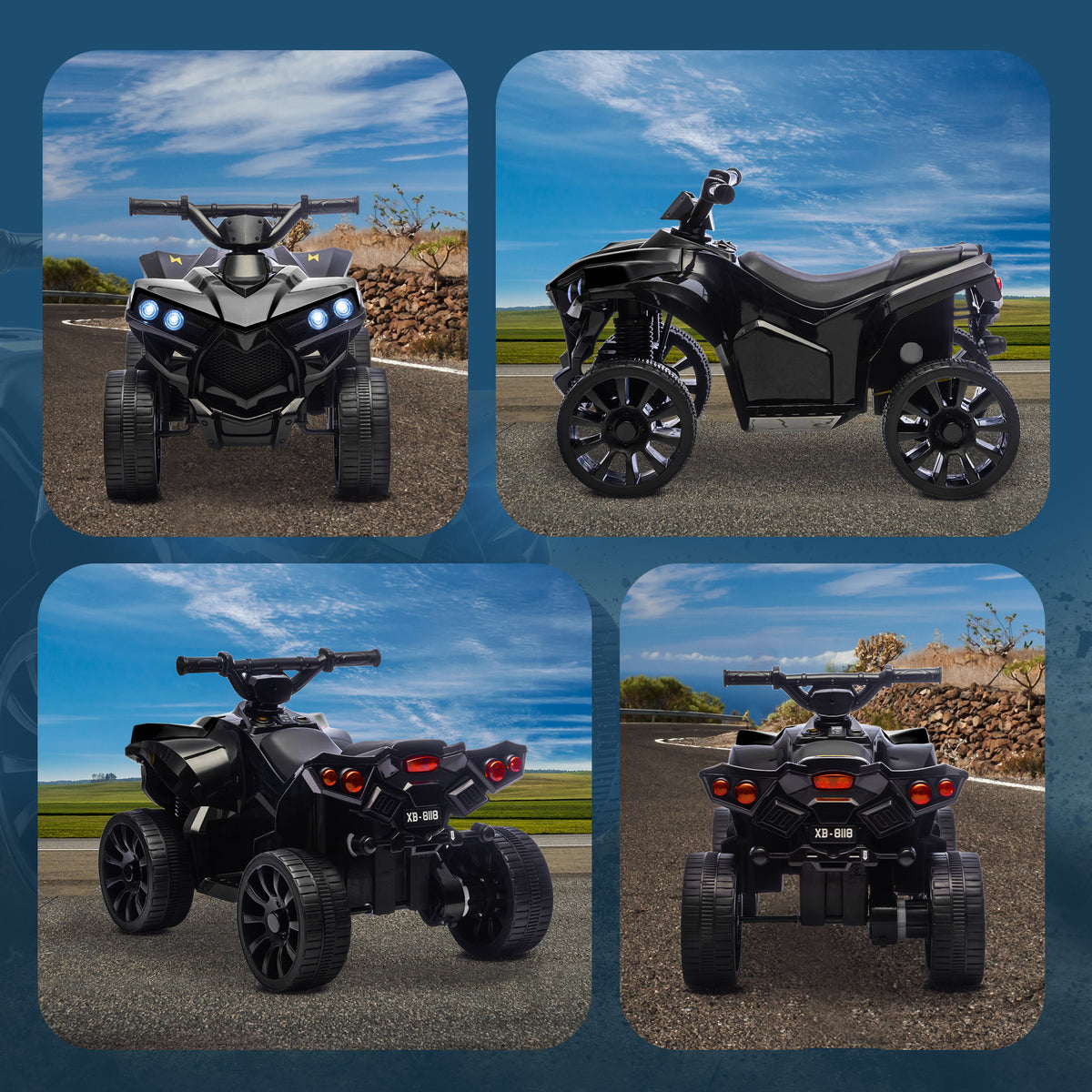 Kids Electric ATV 6V with Music and LED Headlights