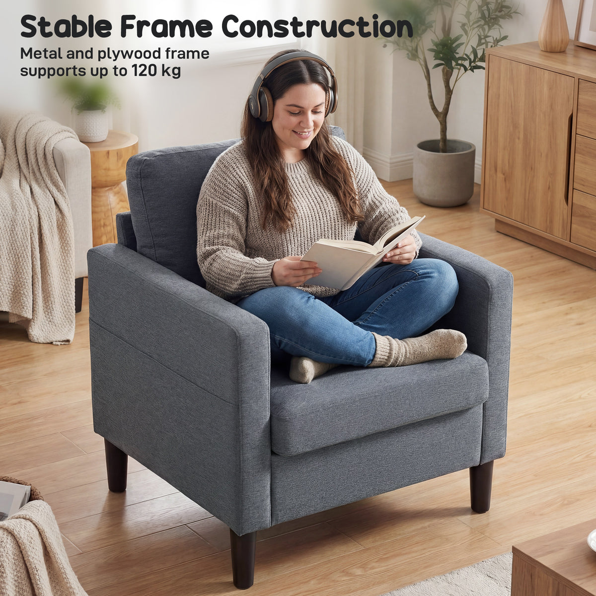 Modern Upholstered Accent Chair