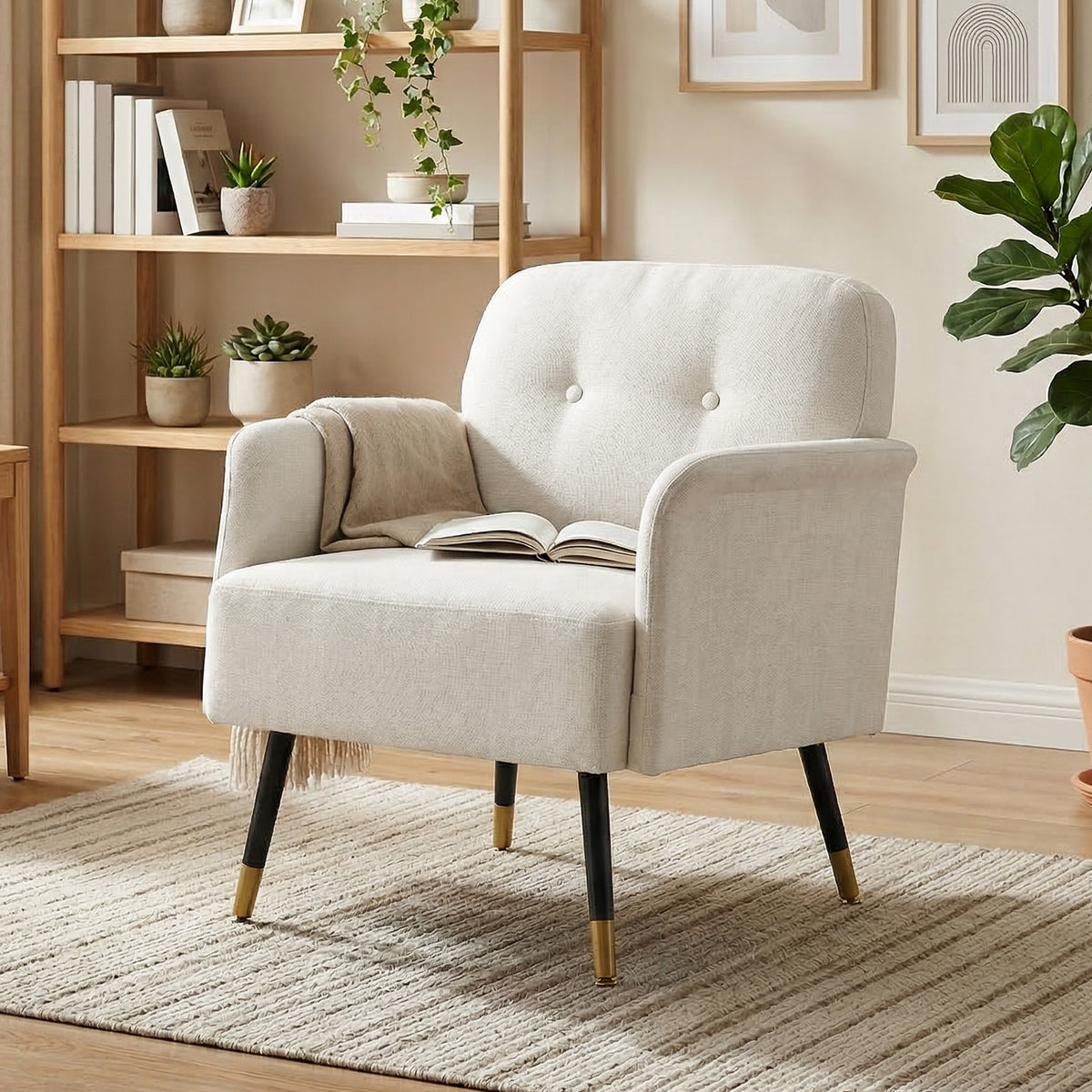 Modern Tufted Accent Chair