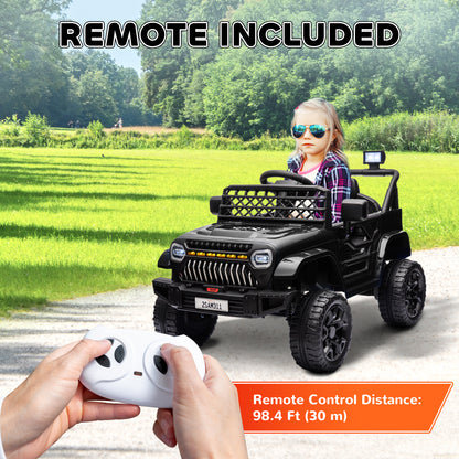 Electric 12V Ride-On Truck for Kids with Remote Control