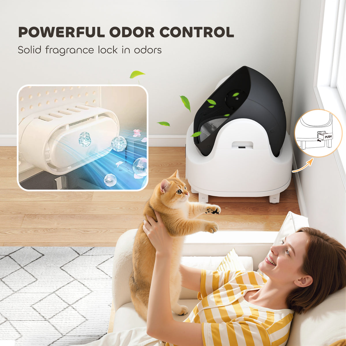 Auto-Cleaning Litter Box with Infrared Detection