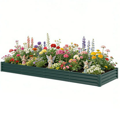Galvanized Raised Garden Bed 365 x 120 x 30 cm