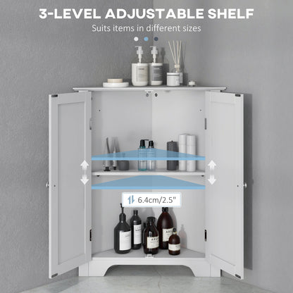 Mueble de almacenamiento esquinero moderno para baño