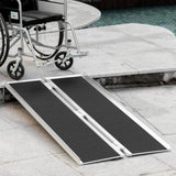 Foldable Portable Wheelchair Ramp 5 ft — Aluminum