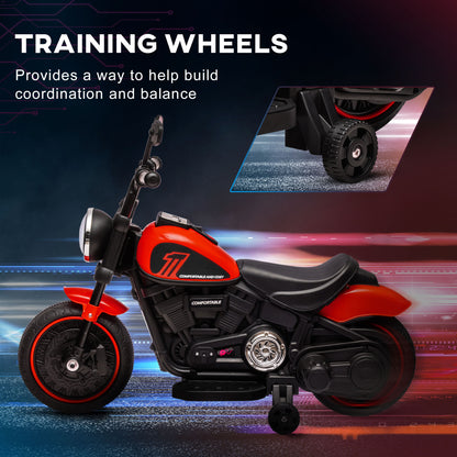 Electric Motorcycle Kids 6V with Training Wheels