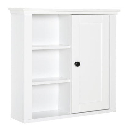 Armario de pared para baño con estantes