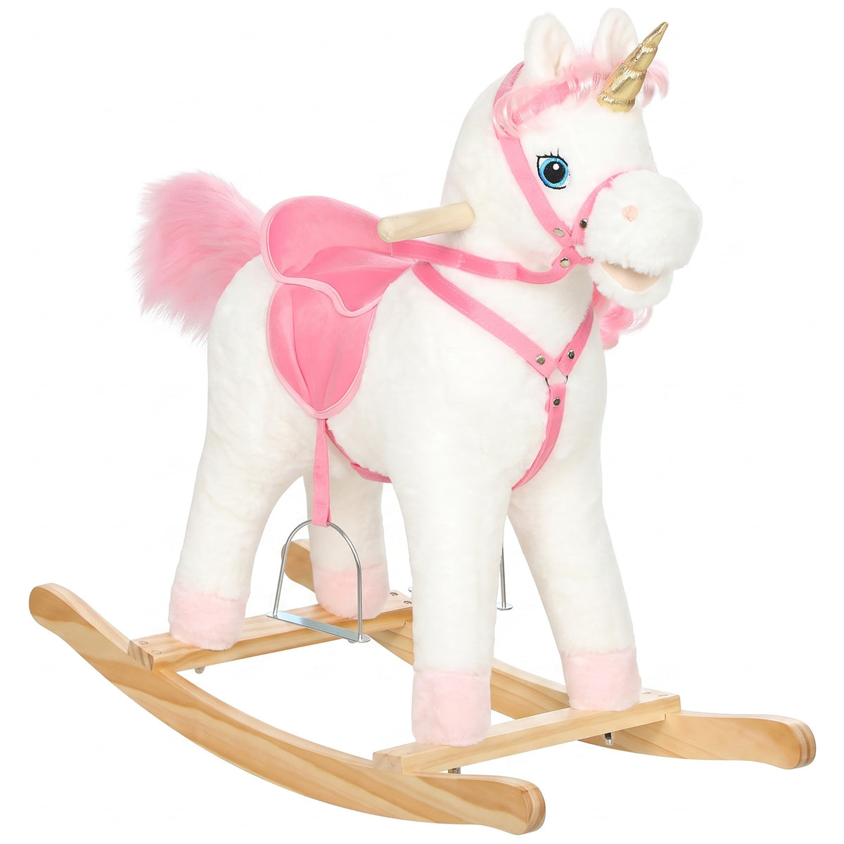 Baby unicorn rocking horse toy