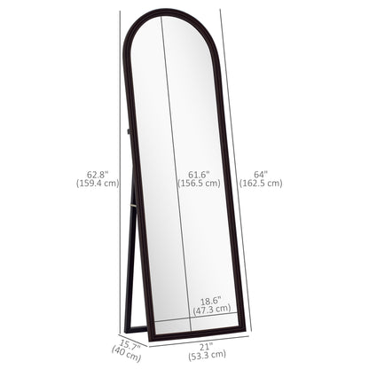 Arched Full Length Standing Mirror 64 inches