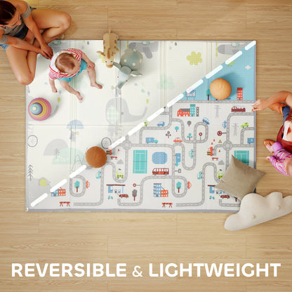 Foldable Double-Sided Baby Play Mat 200 x 150 cm