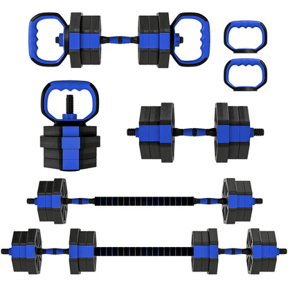 Adjustable Dumbbell Set 6-in-1 44 lbs
