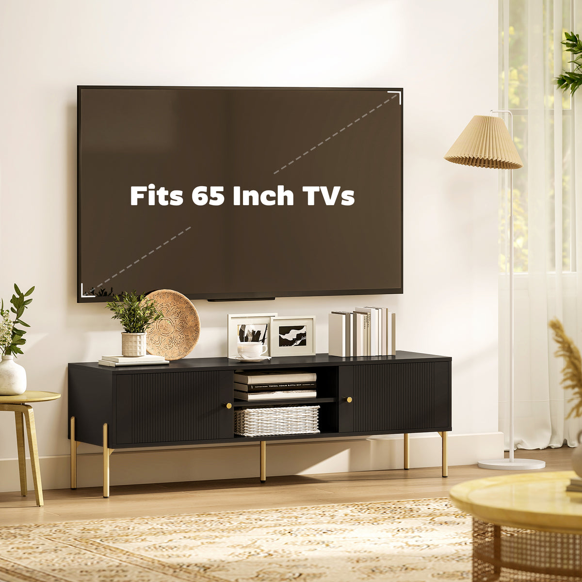 Modern TV stand for 165 cm TVs