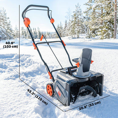 40V Cordless Snow Blower with PU Auger