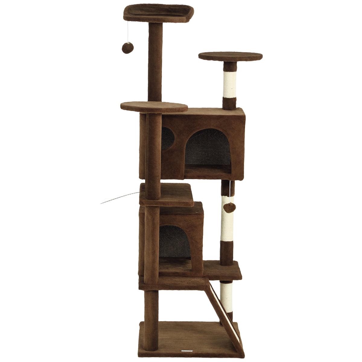Árbol para gatos de varios niveles de 160 cm